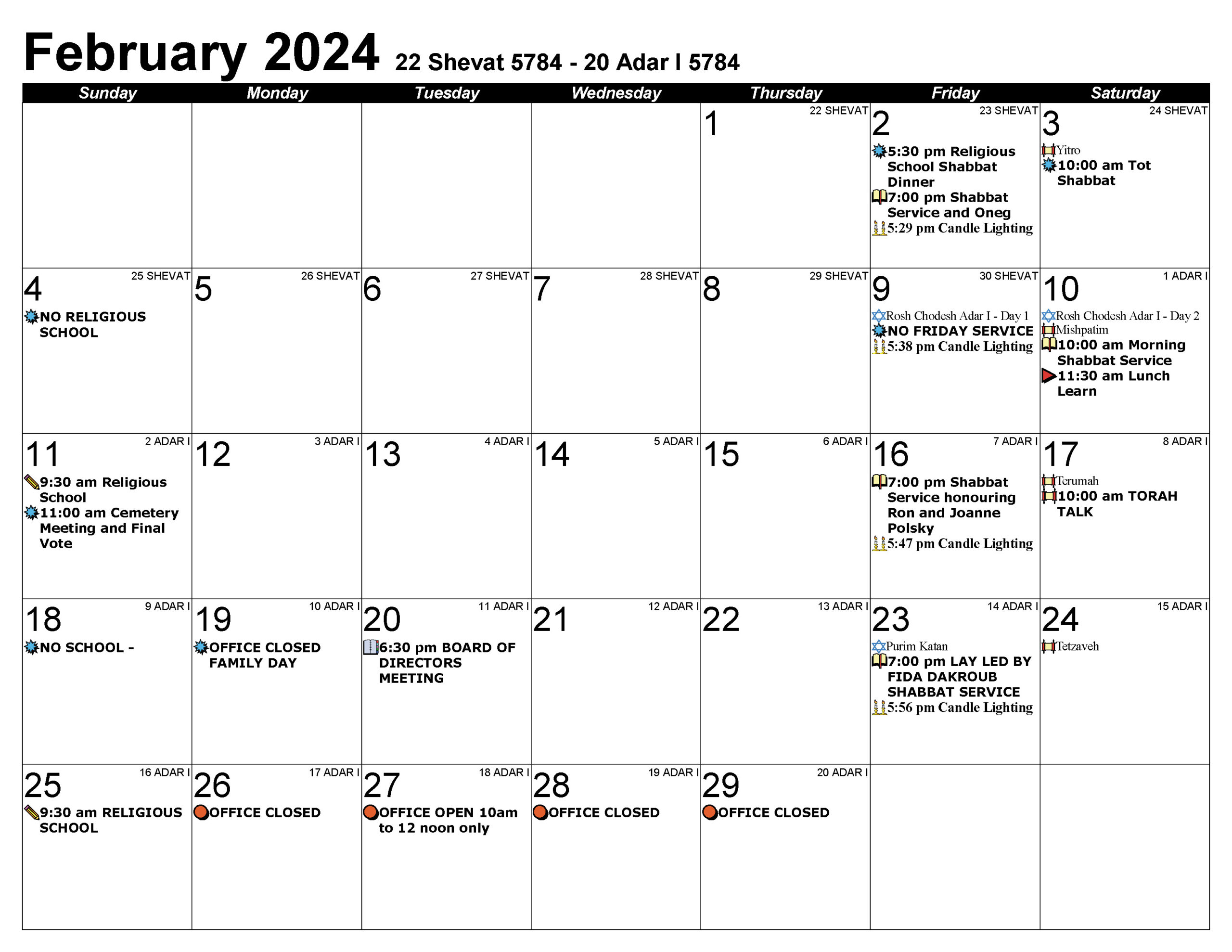 calendar-congregation-beth-el