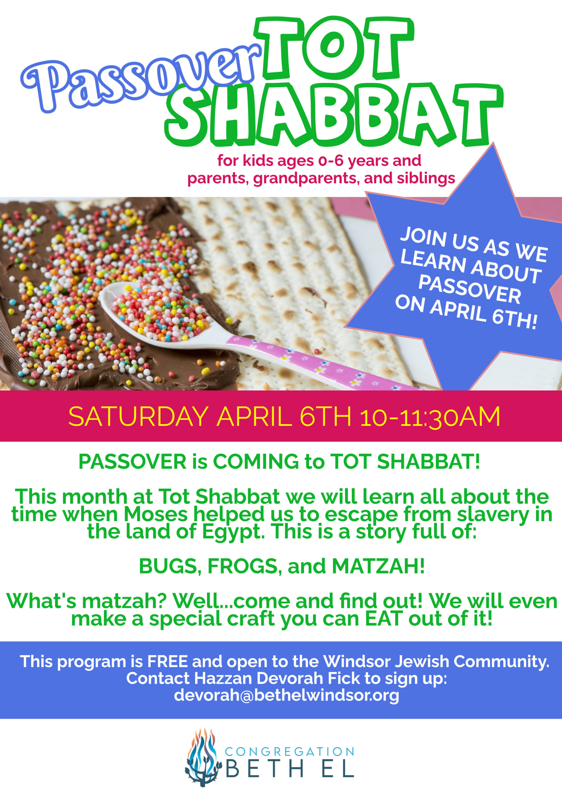 Tot Shabbat - April 2024