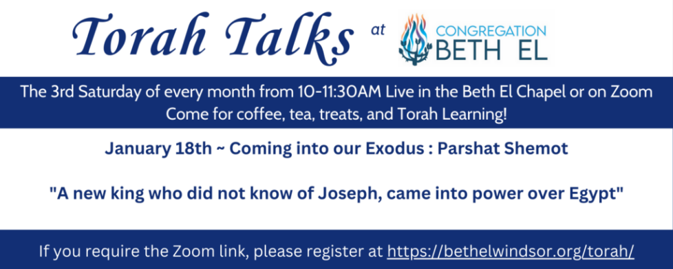 JANUARY TORAH TALKS TEMPLATE