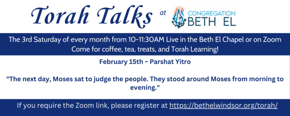 FEBRUARY TORAH TALKS TEMPLATE