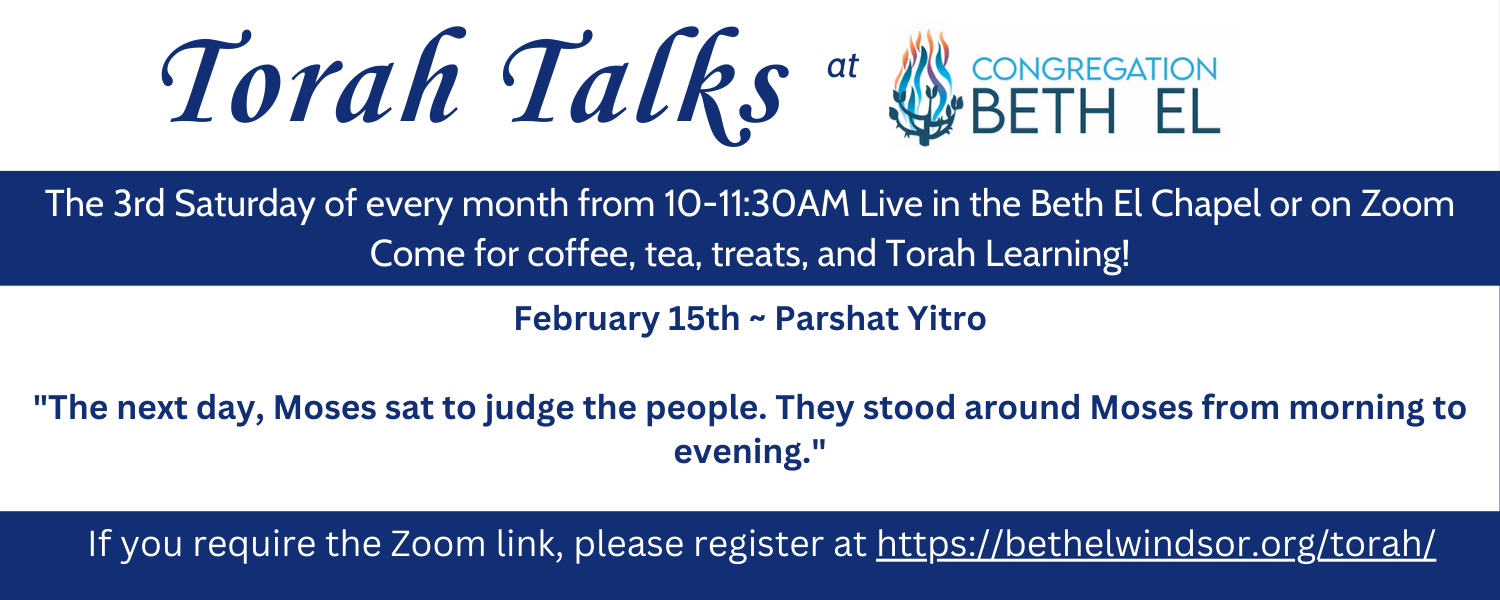 FEBRUARY TORAH TALKS TEMPLATE