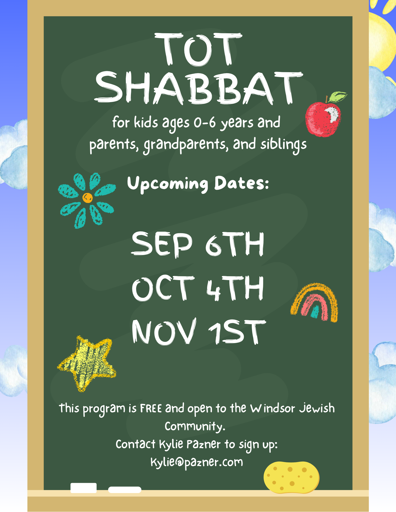 TOT SHABBAT SEPOCTNOV 2K25