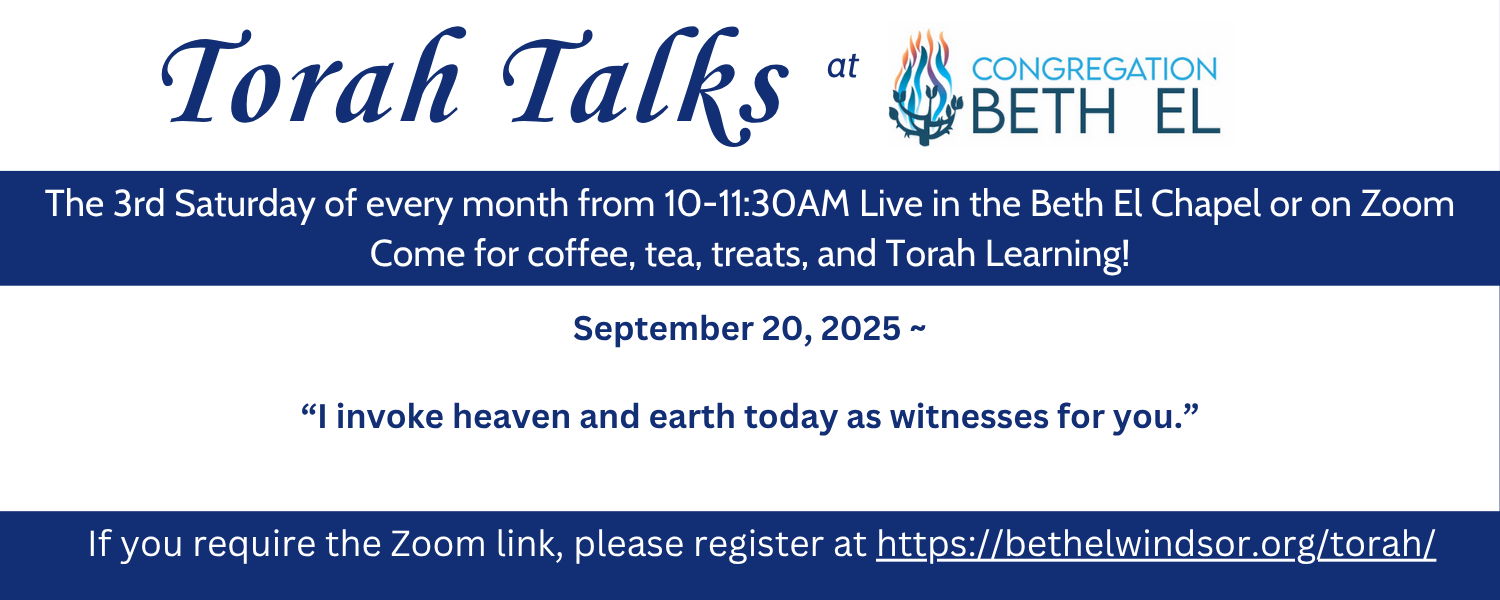 SEPTEMBER TORAH TALKS TEMPLATE