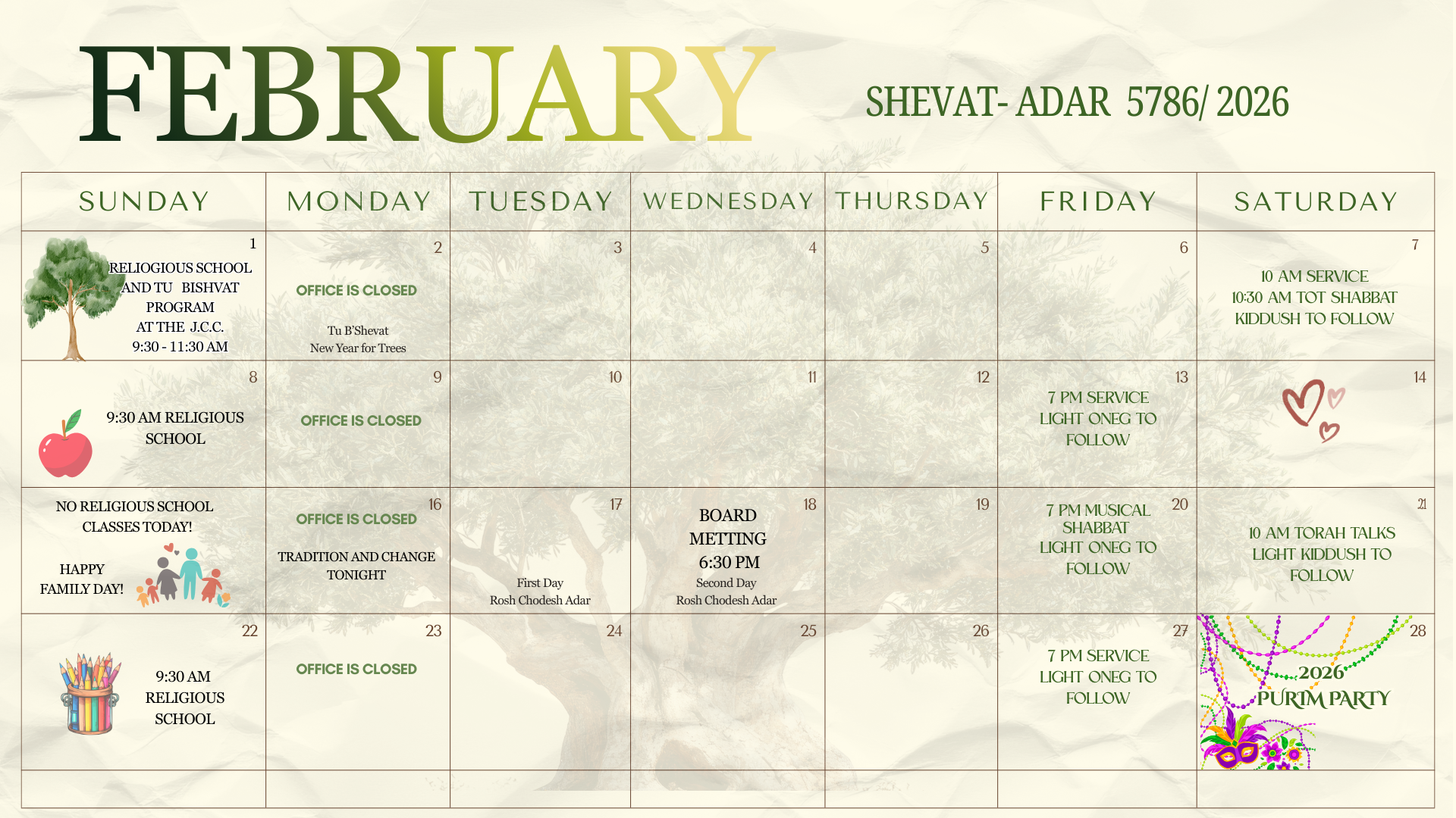 February 2025 Calendar